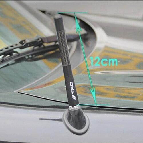 Universal Carbon Fiber Short Antenna Aerials For Volkswagen POLO Tiguan Passat Golf EOS Scirocco Bora Lavida Touran Beetle CC