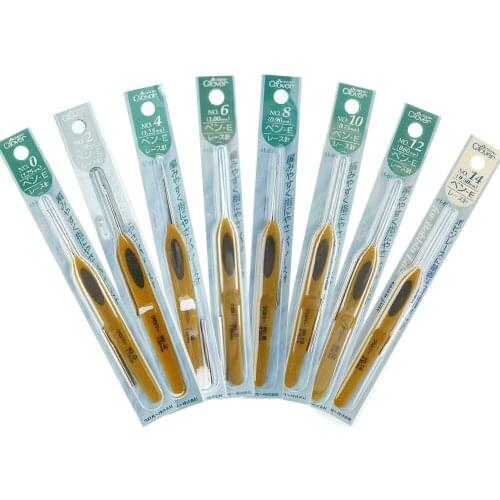 Lace crochet pen type 41-600/602 / E 0 to 14, 604-614 coke weaving tools imported from Japan