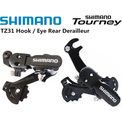 Shimano TOURNEY RD-TZ31-A-GS 6 Speed 7 Speed 18 Speed 21 Speed Hook And Eye Rear Derailleur For MTB Mountain Bike