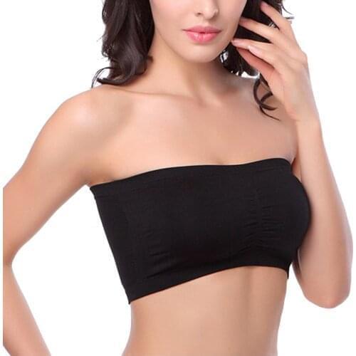 Womens Sexy Bra Tube Top Has A Chest Pad To Prevent It From Leaking