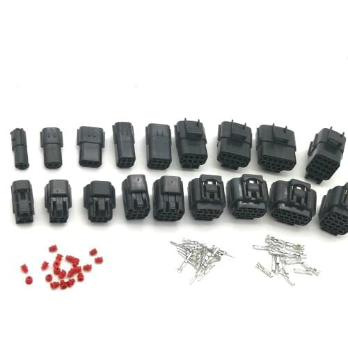 1set 2P 3P 4P 6P 8p 10P 12P Male Female Electrical Waterproof Electrical Wire Connector Plug