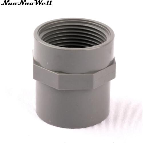1pcs NuoNuoWell 1 1/4"-40mm Female Thread Connector Garden Micro Drip Irrigation Watering System Fittings Hose Connector Parts