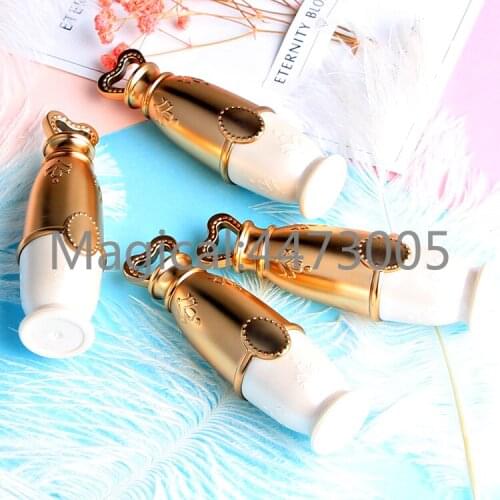 10/20/50pcs 12.1mm Gold White Ancient Palace Lipstick Tube Empty Lip Rouge Container Cosmetic Lip Chapstick Refillable Bottle