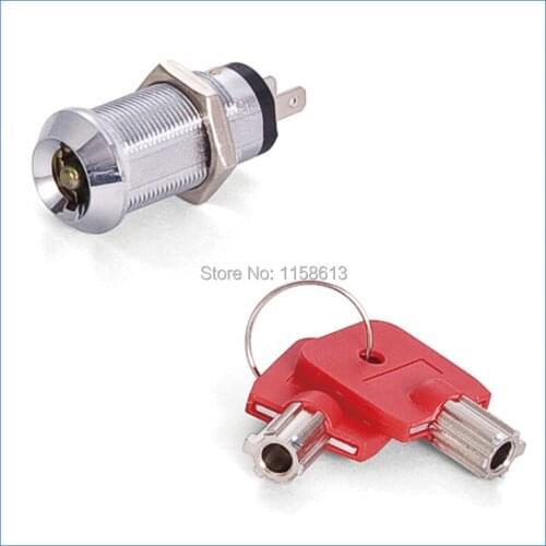 10 pieces 32mm zinc alloy keyed alike tubular switch lock electric machine cabinet lock