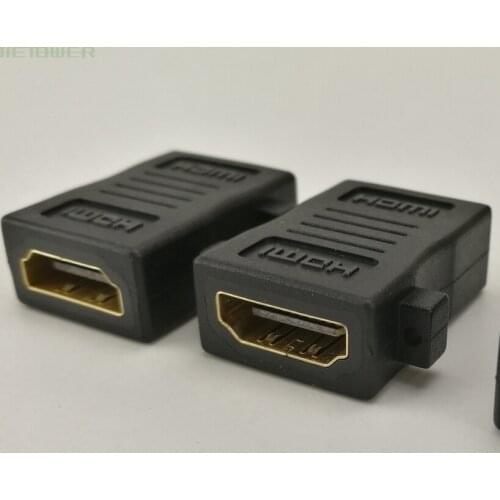 2000PCS/LOT HDMI 1.4 Female To Female Adapter HDMI Panel With Ear 180 Degree HDMI Adapter
