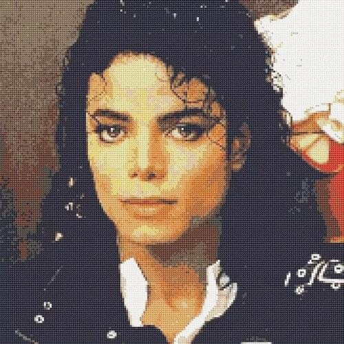 DIY 5D Diamond Paint Star Michael Jackson Full Diamond Embroidery Cross stitch Rhinestone Mosaic Decoration Home New Family Gift