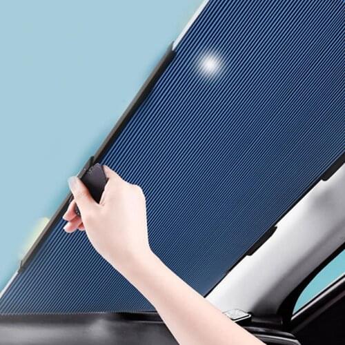 Car Window Anti-UV Retractable Foldable Windshield Sunshade Cover Shield Curtain car window sunshade шторки на окна авто