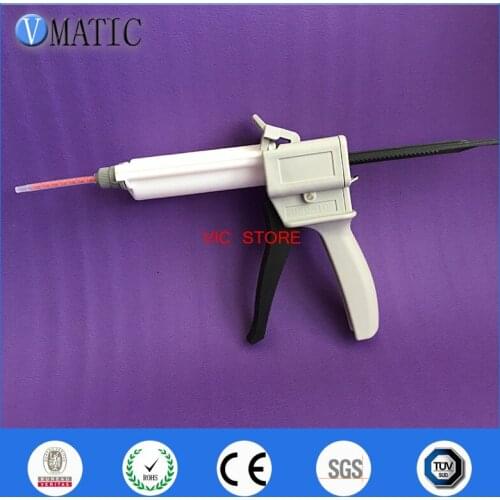 Free Shipping 10:1 Dental Impression Mixing Dispenser Dispensing Caulking Gun 50ml/cc Glue Dispensing Gun