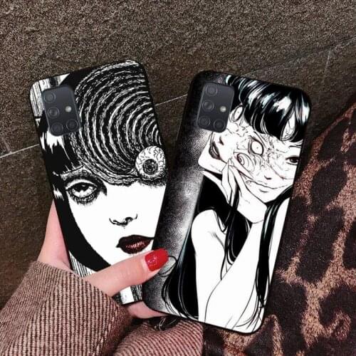 Anime Japan Junji Ito Tees Horror Phone Case For Samsung Galaxy A21S A01 A11 A31 A81 A10 A20E A30 A40 A50 A70 A80 A71 A51