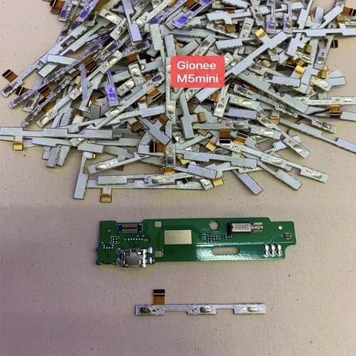 For Gionee M5Mini USB Charging Charge Dock Port Microphone Connector Flex Cable Board+Switch on/off Volume Ribbon Power Button