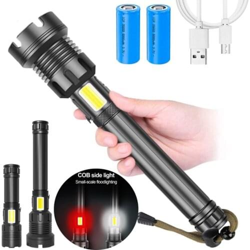 XHP90.2 High Power Led Flashlights XHP90 Flashlight Waterproof Torch XHP70.2 Tactical Flashlight USB Rechargeable Hiking Lantern