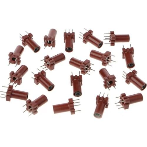 2021 New New 20 Pcs Adjustable Inductor Shell Skeleton Empty Ferrite Core No Inductor Coil 25-100MHZ