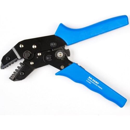 1PC Professional SN-06WF 0.25-6mm2 Crimping Pliers Crimper Press Hand Tool 22-10AWG for End-sleeve Cable Clamp Locking Terminals