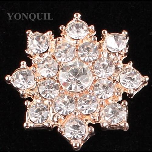 Vintage Brooches Material With Full Rhinestone For Women Wedding Bridal Dresses Scarf Buckle Pins Accessories 10Pcs/Lot SYBB90
