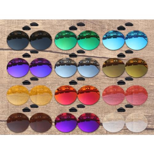Vonxyz 20+ Color Choices Polarized Replacement Lenses & Black Nose Pads for-Oakley Madman OO6019 Frame