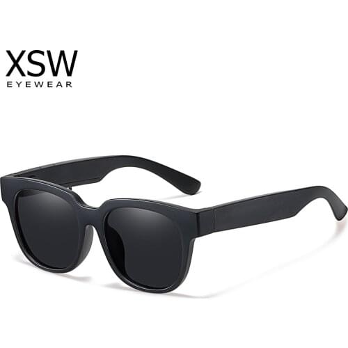 XSW Brand Mens And Womens Driving Anti-Fatigue Warning Sunglasses Polaroid Polarized Fashion UV400 With Gifts Box For S9003