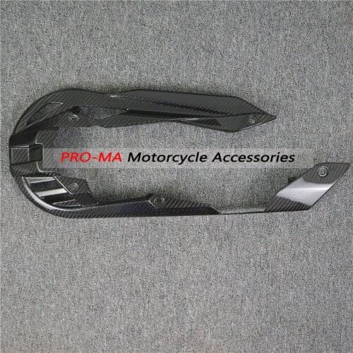 Motorcycle Chain Guard in Carbon Fiber for Honda X - ADV 750 2017-2019 Twill glossy weave