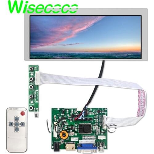 7.8"inch AA078AA01 800X300 LCD Screen with VGA 2AV Audio LCD Controller Board for Car central Multimedia advertising