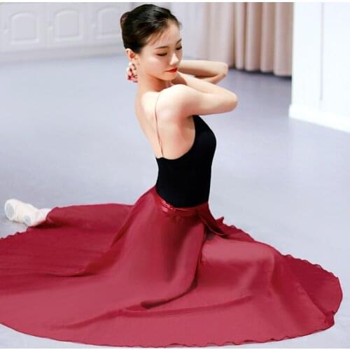 2021 SONGYUEXI New women Chiffon dress, ballerina dress, ballroom dress, black and Bordeaux ballerina dress