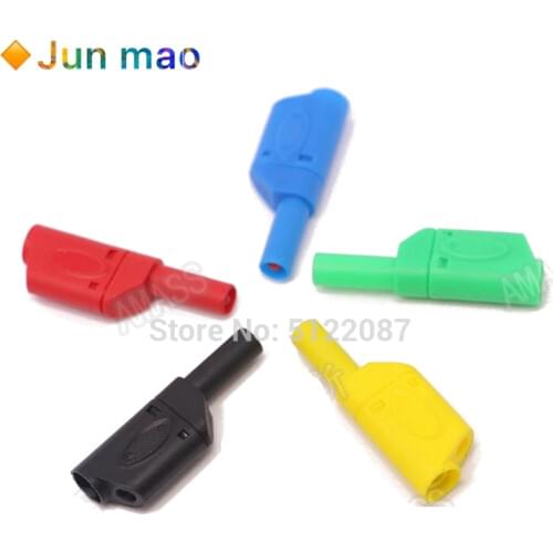 5 safety high pressure banana plugs with 4mm color can be overlapped and inserted into PA nickel plated light cage. High pressur