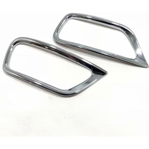 Car-Styling For Jeep Grand Cherokee 2011 2012 2013 2014 2015 2016 2017 2018 Rear Tail Fog Light Lamp Bumper Chrome Trim Cover