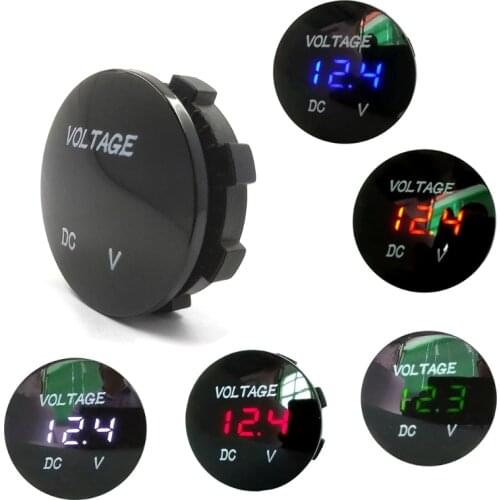 Car Motorcycle DC 5V-48V LED Panel Digital Voltage Meter Display Voltmeter Type2
