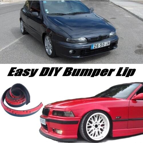 Bumper Lip Deflector Lips For Fiat Marea / Marengo Front Spoiler Skirt For Car Tuning / Body Kit / Strip