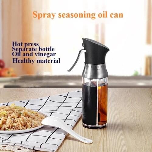 Kitchen Seasoning Jar Household Plastic Leak-proof Adjustable Spray Oil Bottle Outdoor Barbecue Spray Oil Seasoning Accessories