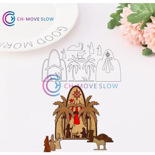 CH Desert culture Metal cutting dies stencils Greeting Card Decoration DIY Scrapbooking Scrapbook Paper Photo Album