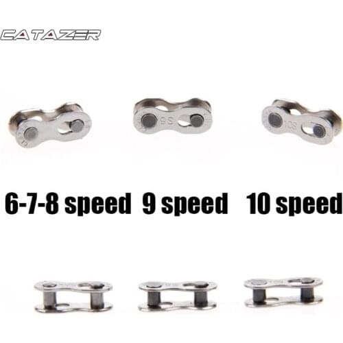5 Pair Bike Chain Conectors MTB Mountain Road Bike Bicycle Chain Connector for 6/7/8/9/10/11 Speed Quick Master Link Joint Chain