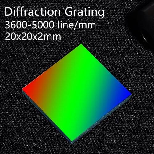 Diffraction Grating Holographic Glass 3600-5000 lines Physical optics experiment Spectroscopic interference optical instrument