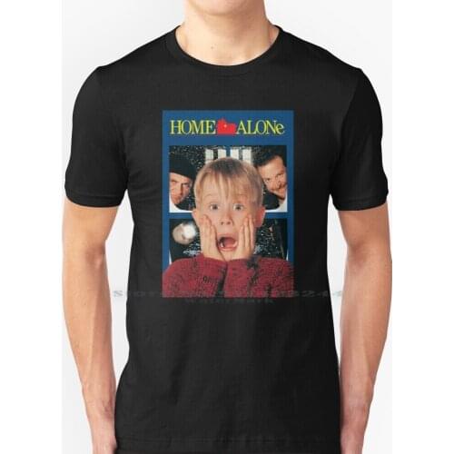 Home Alone T Shirt 100% Pure Cotton Home Alone 90s Movie Kevin Macaulay Culkin Retro Nostalgic Joe Pesci Bandits Harry Lime