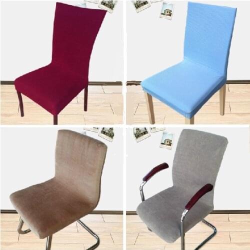 22 styles Elastic office chair cover brief dining chair seat cover more color polyester housse de chaise universal copri sedie