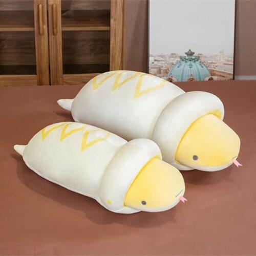 65/80cm Real-Life New Simulation Plush Toy Animal Snake Stuffed Toy Childrens Toys Home Decoration Christmas Gifts