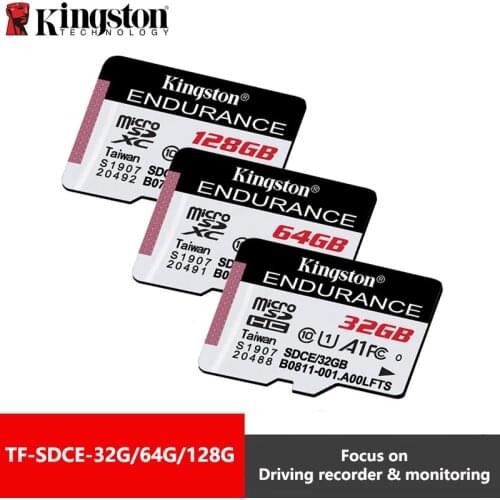 Kingston High Endurance MicroSD Card Class10 64GB 32GB 128GB Memorias Micro SD SDXC Flash Memory Card Exclusive For Home Monitor