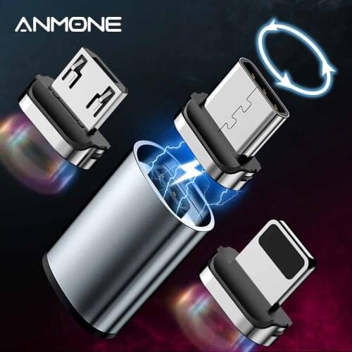 Magnetic Cable Adapter Type C Micro USB Cable Convert Plug Magnetic Charger Cable Connector Mobile Phone Charging Converter