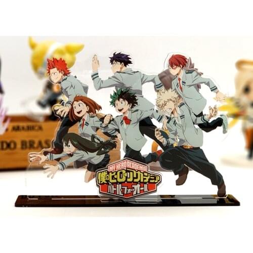 My Hero Academia Midoriya Izuku Shoto Bakugo acrylic stand figure model plate holder cake topper anime boku no