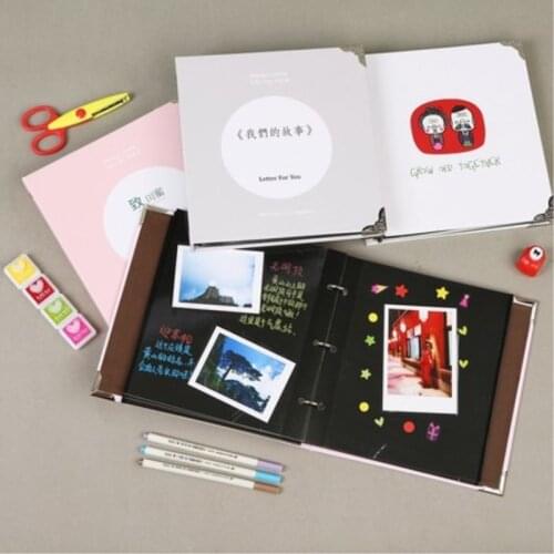 DIY Album Wedding Album Self-Adhesive Large Size Handmade Creative Couple Romantic Movie Album