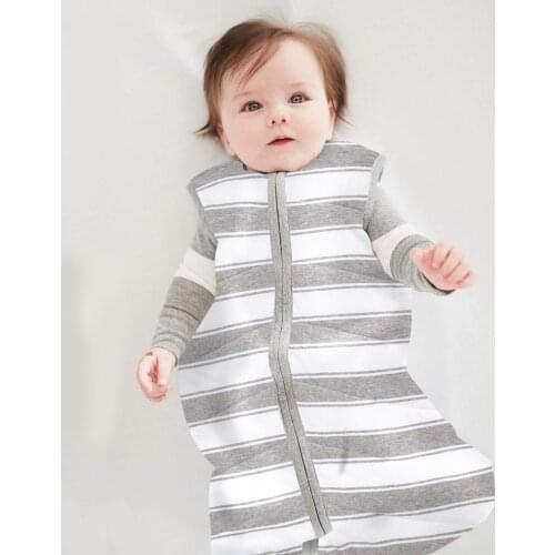 Baby Sleeping Bag For Newborn Baby Wearable Blanket 0.5 Tog Summer 100% Cotton Print Vest Sleep Sack Baby Boys Girls 0-3 Years