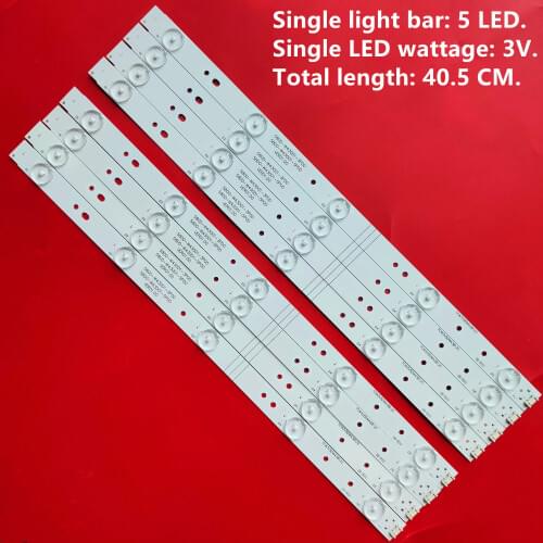 LED Backlight strip For 43E3000 43E3500 43E6000 E465853 lamp 5800-W43001-3P00 VER01.00 02K03177A LG Screen RDL430WY LD0-10D