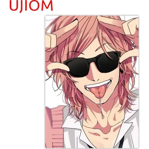 UJIOM Yarichin Club Poster Classic Cartoon Wallpaper Bedroom Accessories Living Room Decor Moisture Proof Vinyl Wall Stickers