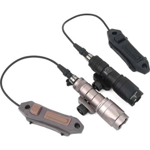 WADSN Airsoft Mini M300A Scout Weapon Light 280 Lumen Tactical Gun M300 Series Dual Function Tape Switch fit Picatinny Mlok