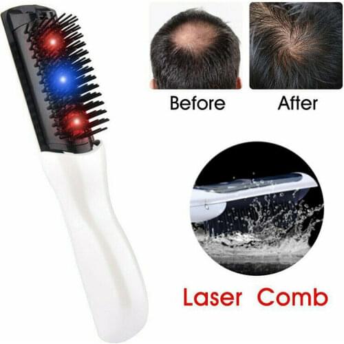 1PCLaser Massage Comb Hair Comb Massage Equipment Comb Hair Growth Care Treatment Hair Brush Grow Laser Hair Loss Therapy Health