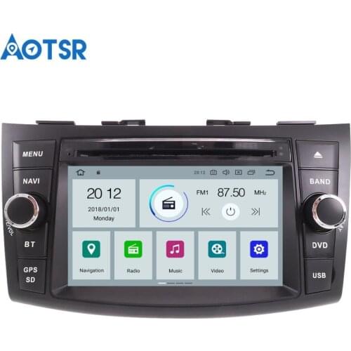 2 din Android 9.0 4+32GB Car Radio Multimedia DVD Player For SUZUKI SWIFT 2011-2016 GPS Map Navigation Stereo Auto Radio PX5
