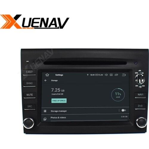 2 Din Car Radio Android GPS Navigation Stereo Receiver For Porsche CAYMAN 911 997 BOXTER 2005-2012 Car Multimedia Player Screen