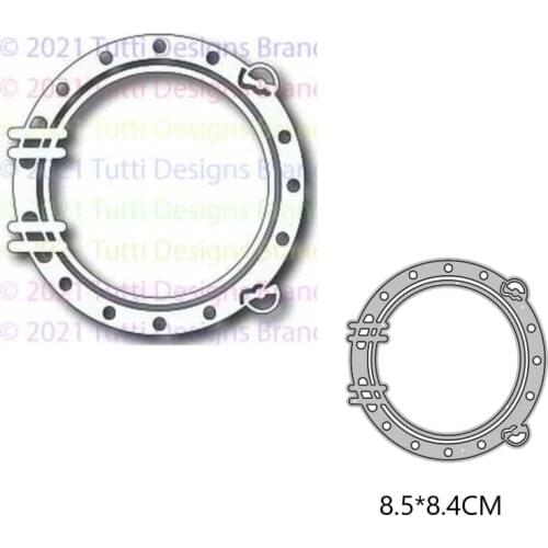 2021 Round Shape New Metal Cutting Dies Photo Album and Planner Die Cut Scrapbooking For Crafts Card Making no Stamps