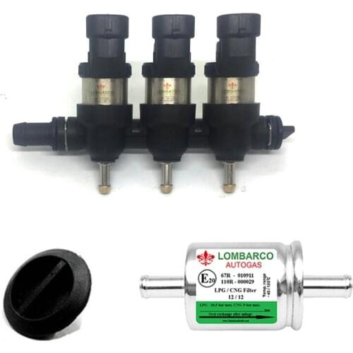 Lombarco 3 Cylinder 1.8ohm Ultra Plus LPG Injector 444534307