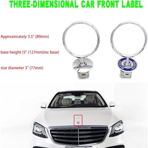 Car 3d logo labeling and cover car modification decoration accessories For mercedes-benz w123 w201 C180C200 E300 E260L S350