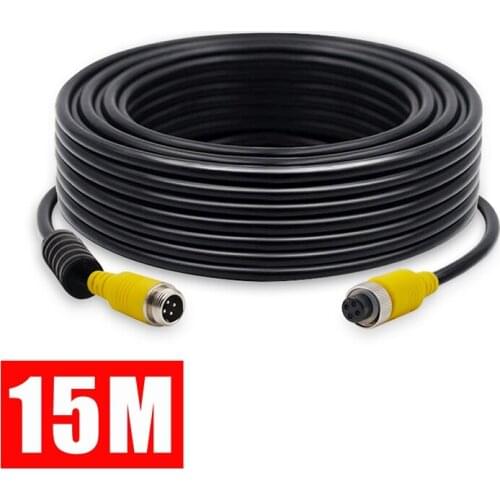 4 Pin Car Video DVR Cable Reversing Aviation Head Car Camera Video Cable Extension Cable Wire for Car Truck