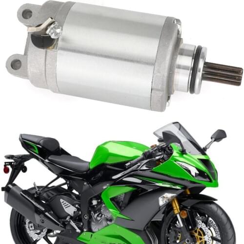 Areyourshop for Kawasaki Ninja ZX-6R ZX600P ZX600R ZX636E ABS ZX636F ZX636EHF 21163-0041 STARTER Motor Engine Starting 9-Spline